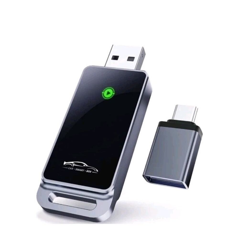 VNILRGLE BY967D Wireless CarPlay Adapter 2024 Upgrade Plug And Play No Latency